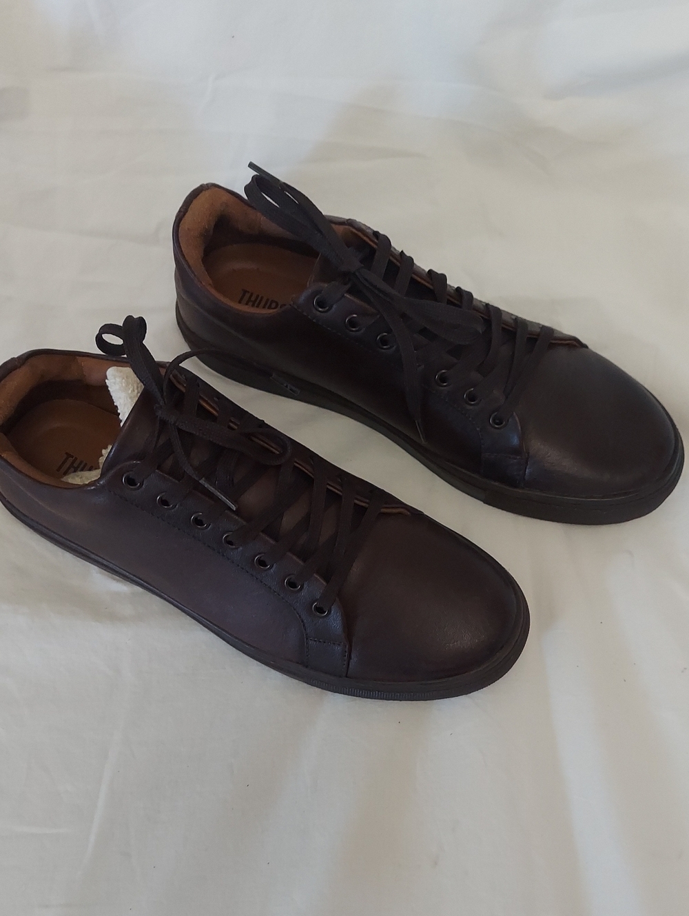 Thursday Boot Company Premier Low Top Brown Leather Sneaker Mens 9.5 - Picture 3 of 10